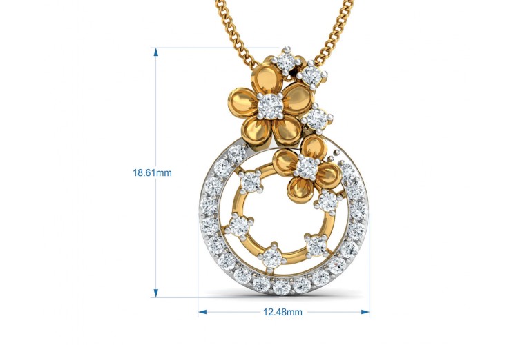 Arnit Diamond Pendant in Gold